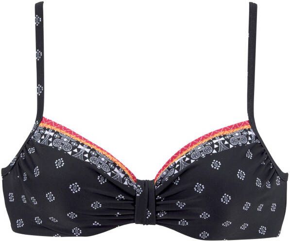 Lascana Bikinitop met beugels Kimer met een moderne print