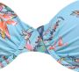 Lascana voorgevormde gebloemde beugel bikinitop lichtblauw - Thumbnail 6