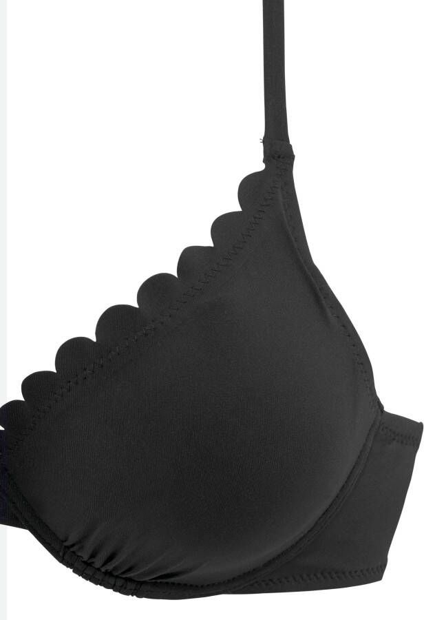 Lascana Bikinitop met beugels Scallop met vulling - Foto 3