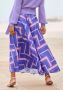 Lascana Broekrok met grafische print culotte stijl extra wijde pijpen - Thumbnail 3
