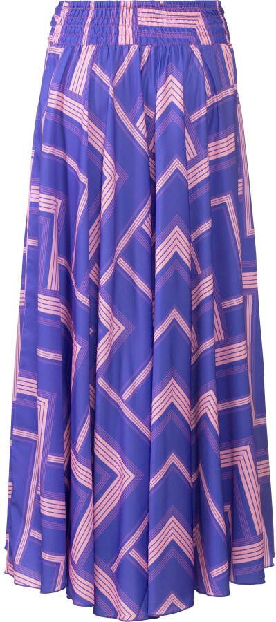 Lascana Broekrok met grafische print culotte stijl extra wijde pijpen