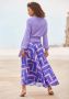 Lascana Broekrok met grafische print culotte stijl extra wijde pijpen - Thumbnail 6