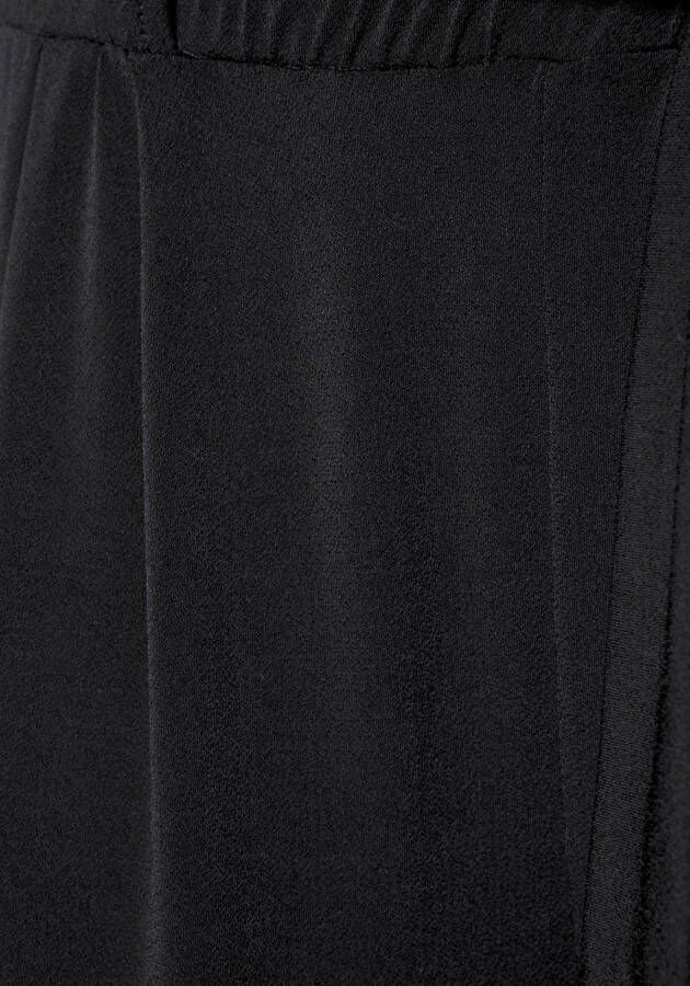 Lascana Culotte in 7 8 lengte en strikceintuur stoffen broek elegant en zomers (Met een bindceintuur)