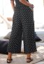Lascana Culotte met stippenprint en zakken elastische tailleband 7 8 broek jersey broek - Thumbnail 3
