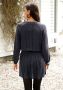 Lascana Gedessineerde jurk met grafische print en lange mouwen korte blousejurk - Thumbnail 3