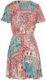 Lascana Gedessineerde jurk gemaakt van crêpe viscose kleurrijke zomerjurk strandjurk - Thumbnail 3