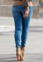 Lascana High-waist jeans met goudkleurige knopen - Thumbnail 10