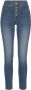 Lascana High-waist jeans met zichtbare knoopsluiting - Thumbnail 2