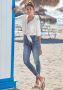 Lascana High-waist jeans met zichtbare knoopsluiting - Thumbnail 8