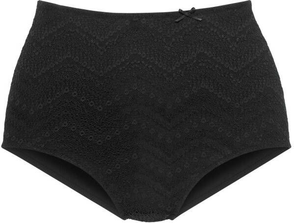 Lascana High-waist-slip van modieus netmateriaal