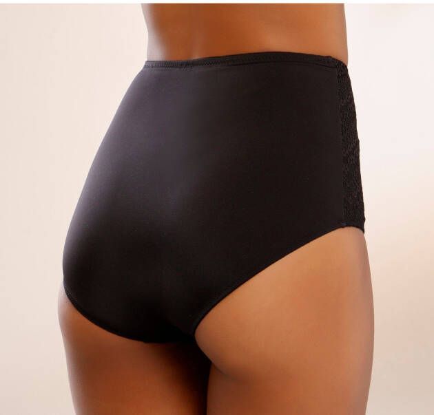 Lascana High-waist-slip van modieus netmateriaal