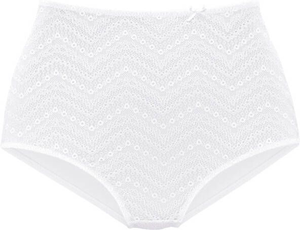 Lascana High-waist-slip van modieus netmateriaal