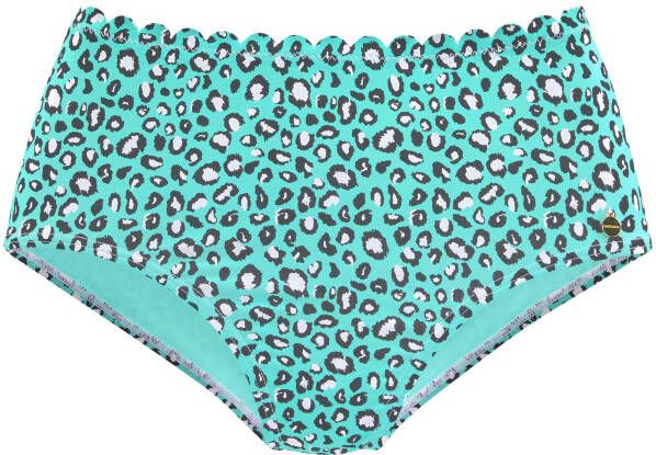 Lascana Highwaist-bikinibroekje Mae zachte microvezel mix-kini