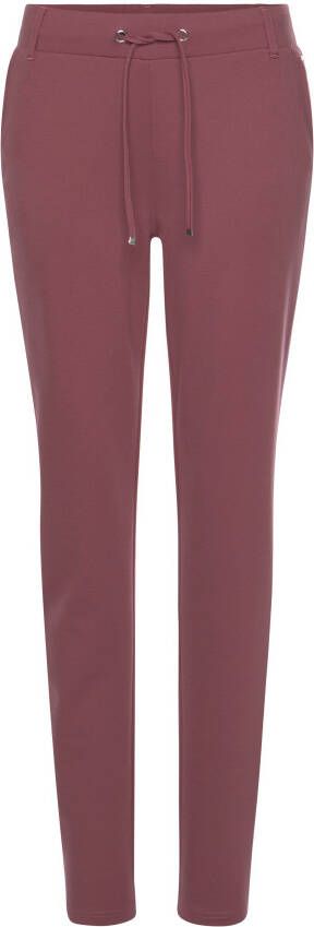 Lascana Jogpants met elastische tailleband en riemlussen loungewear (1-delig)