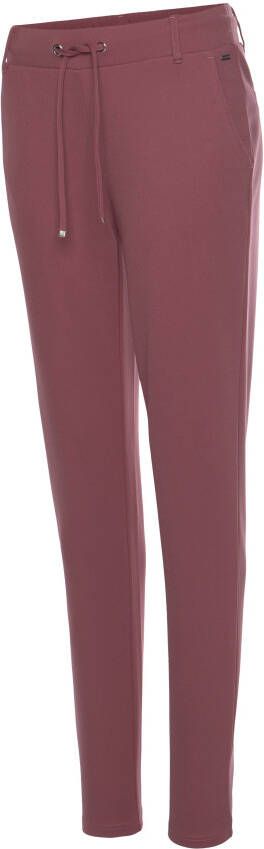 Lascana Jogpants met elastische tailleband en riemlussen loungewear (1-delig)