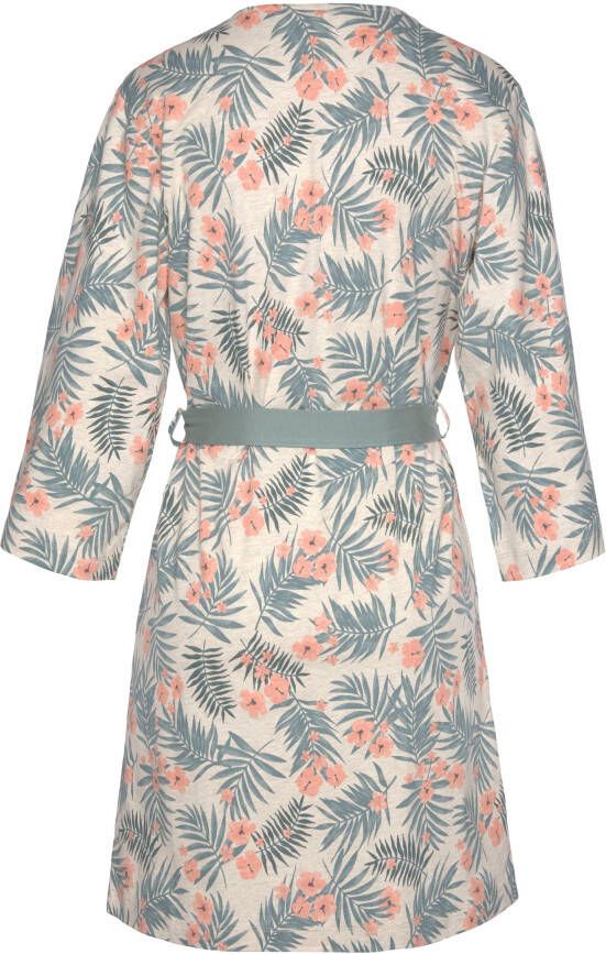 Lascana Kimono in uni en print all-over