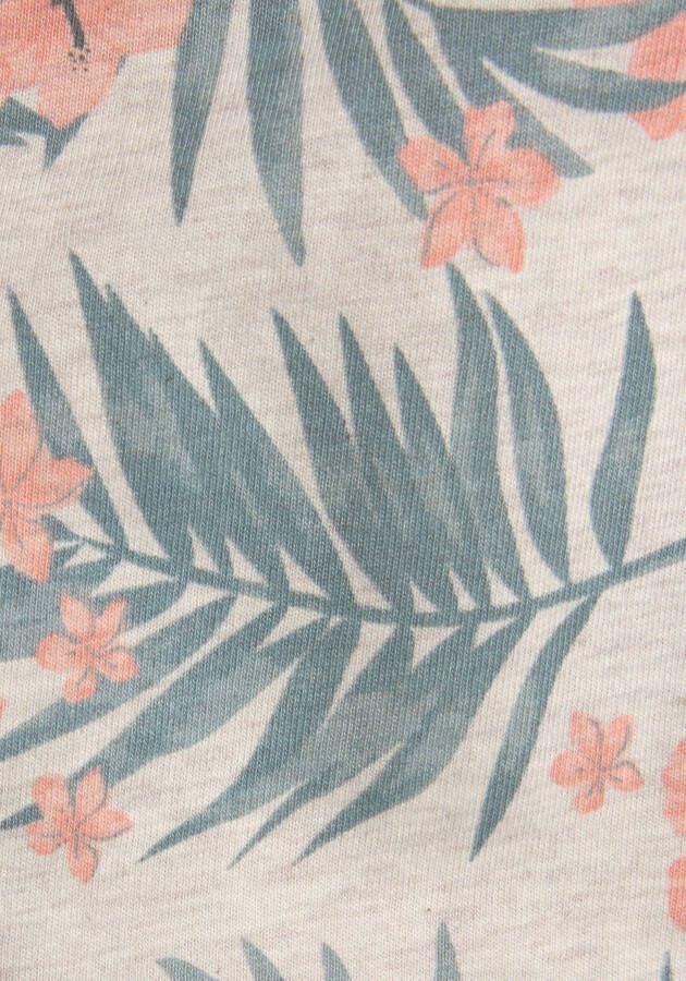 Lascana Kimono in uni en print all-over
