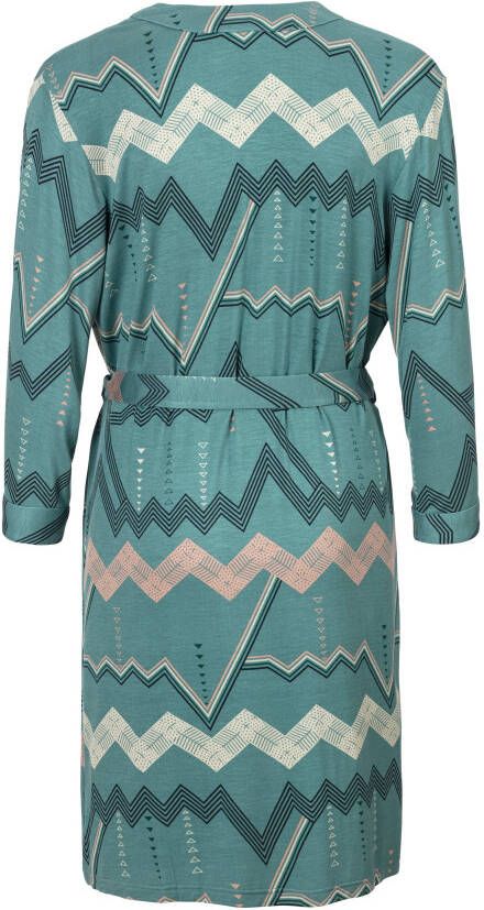 Lascana Kimono met grafisch zigzagmotief