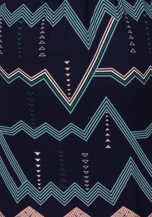 Lascana Kimono met grafisch zigzagmotief