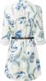 Lascana Lange blouse van kreukstof met bloemenprint blousejurk (Met riem in leer-look) - Thumbnail 4