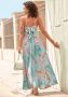 Lascana Maxi-jurk van geweven viscose cut-outs op de rug zomerjurk - Thumbnail 3