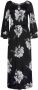 Lascana Maxi-jurk met bloemenprint en cut-outs bij de schouders zomerjurk met split - Thumbnail 2