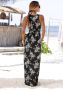 Lascana Maxi-jurk met bloemenprint en verstelbare halslijn zomerjurk - Thumbnail 4