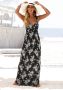 Lascana Maxi-jurk met bloemenprint en verstelbare halslijn zomerjurk - Thumbnail 7