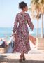 Lascana Maxi-jurk met bloemenprint en v-hals zomerjurk - Thumbnail 3