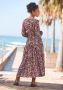 Lascana Maxi-jurk met bloemenprint en v-hals zomerjurk - Thumbnail 9