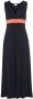 Lascana Maxi-jurk met gekleurde inzet en v-hals zomerjurk strandjurk - Thumbnail 2