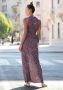 Lascana Maxi-jurk met paisley motief en verstelbare halslijn zomerjurk - Thumbnail 3