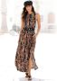Lascana Maxi-jurk met paisley print en split zomerjurk met zakken strandjurk - Thumbnail 6