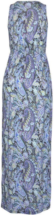 Lascana Maxi-jurk met paisley print en verstelbare halslijn zomerjurk