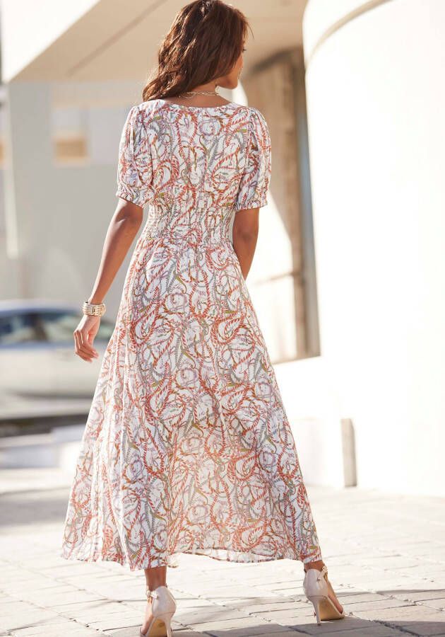 Lascana Maxi-jurk met print all-over