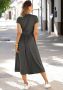 Lascana Midi-jurk met ritssluiting bij de hals nauwsluitend sportief en elegant - Thumbnail 3