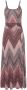 Lascana Midi-jurk met zigzag patroon en split zachte jersey jurk zomerjurk - Thumbnail 2