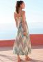 Lascana Midi-jurk met zomerse print en split zomerjurk strandjurk - Thumbnail 3