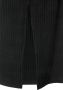 Lascana Midi-jurk van geribde stof wikkeljurk met split casual-chic (Met een bindceintuur) - Thumbnail 5