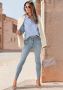 Lascana Overhemdblouse achter langer gesneden damesblouse van katoen klassiek-elegant - Thumbnail 7
