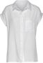 Lascana Overhemdblouse van mix van linnen met knoopsluiting blouse met korte mouwen linnen blouse - Thumbnail 2