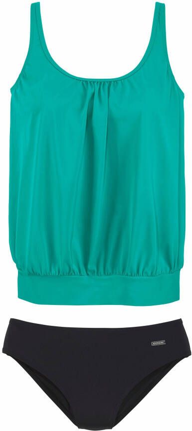 Lascana Oversized tankini Corrigerende versterking bij de cup onderbustelastiek rondom verstelbare bandjes