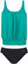 Lascana Oversized tankini Corrigerende versterking bij de cup onderbustelastiek rondom verstelbare bandjes - Thumbnail 2