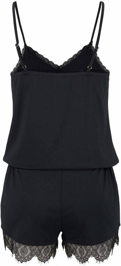Lascana Playsuit met kanten zoom