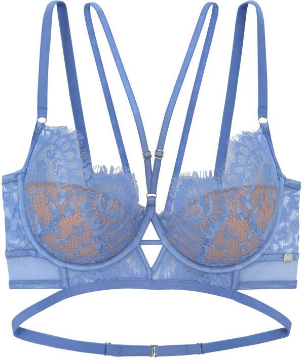 Lascana Push-up-bh in opwindende bandjes-look sexy dessous
