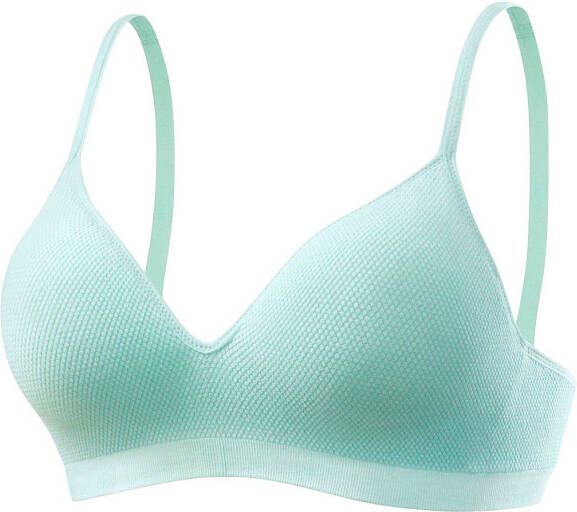 Lascana Push-up-bh COMFY BRA zonder beugels in zachte katoenen stof basic lingerie - Foto 2