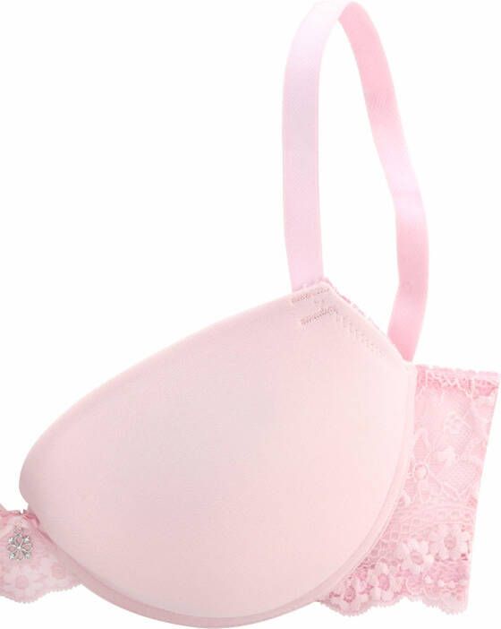 Lascana Push-up-bh met beugel en kanten achterkant dessous