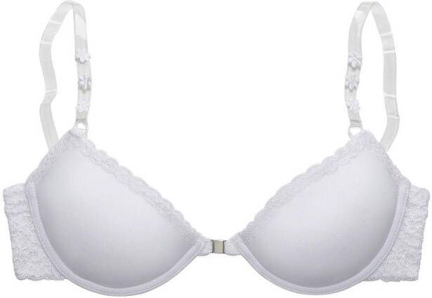 Lascana Push-up-bh met beugel met voorsluiting en transparante bandjes ondergoed - Foto 2