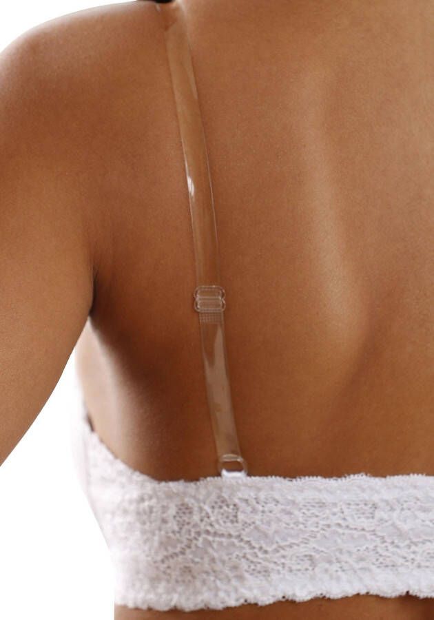 Lascana Push-up-bh met beugel met voorsluiting en transparante bandjes ondergoed - Foto 3