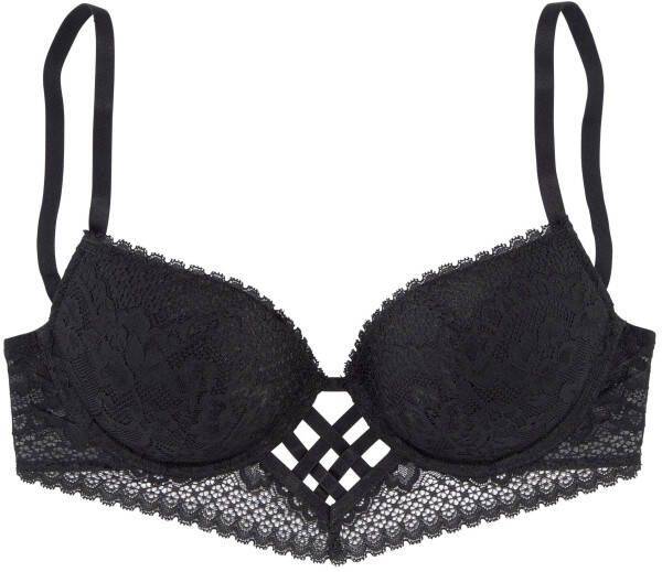 Lascana Push-up-bh in prachtige vlecht-look sexy dessous